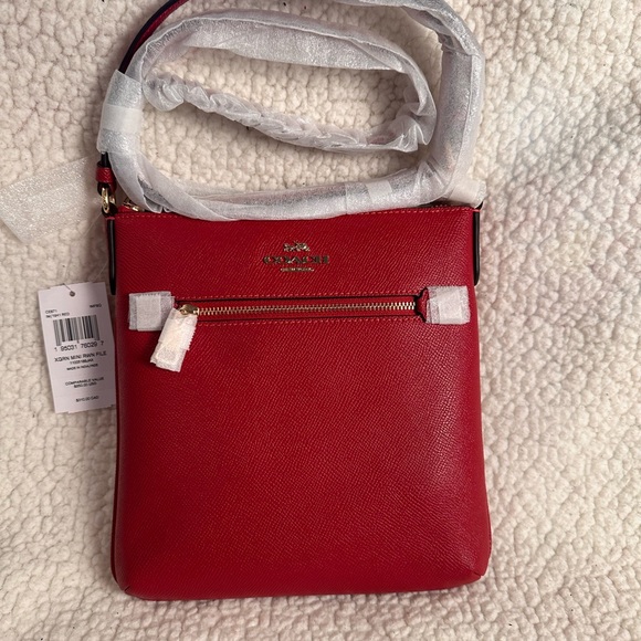 Coach Red Crossbody Bag - Picture 1 of 7